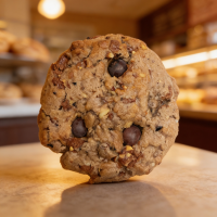 Vegan Blueberry Cookie mit Lindt Hello Roasted Salty Almonds